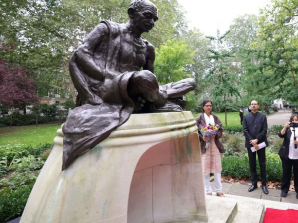 Condemnation of the Vandalism of Mahatma Gandhi’s Statue in London